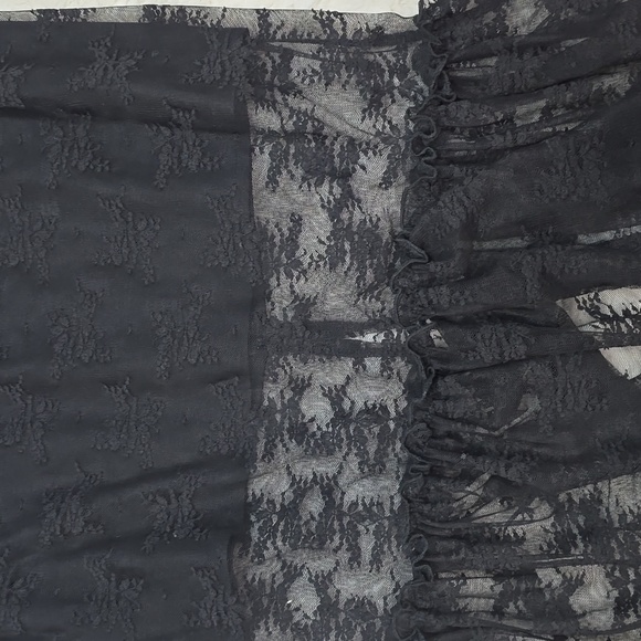 EUC Black Lace See Through Dress. Covered In Important Areas - Picture 3 of 5